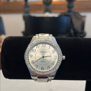 Kessaris Silver Tone Women's Watch for Small Wrist - NWOT